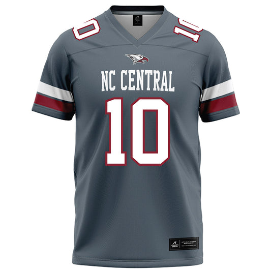 NCCU - NCAA Football : Joshua Jones - Grey Football Jersey-0