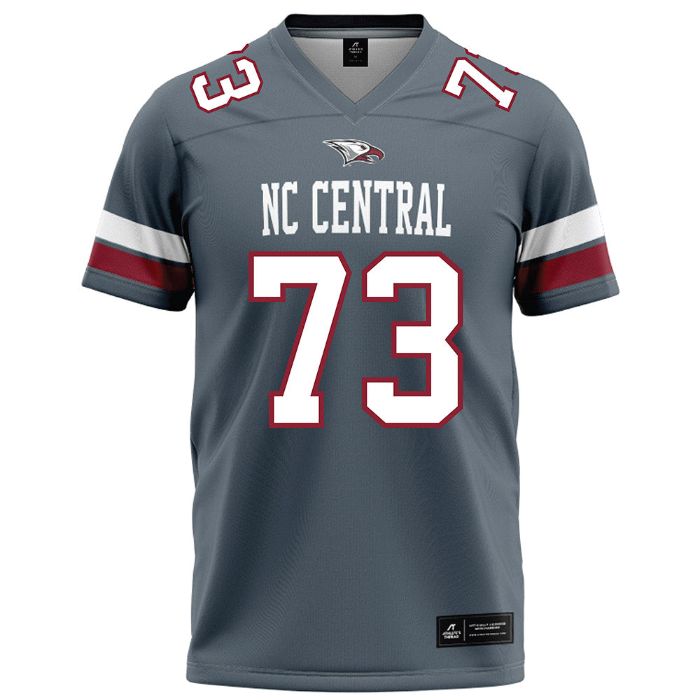 NCCU - NCAA Football : Marcus Smith - Grey Football Jersey-0