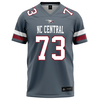 NCCU - NCAA Football : Marcus Smith - Grey Football Jersey-0
