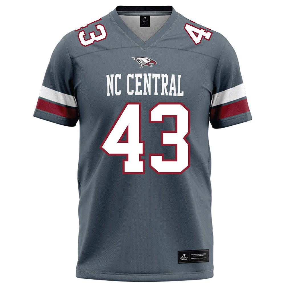 NCCU - NCAA Football : Emmanuel Hill - Grey Football Jersey-0