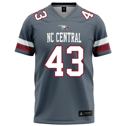 NCCU - NCAA Football : Emmanuel Hill - Grey Football Jersey-0