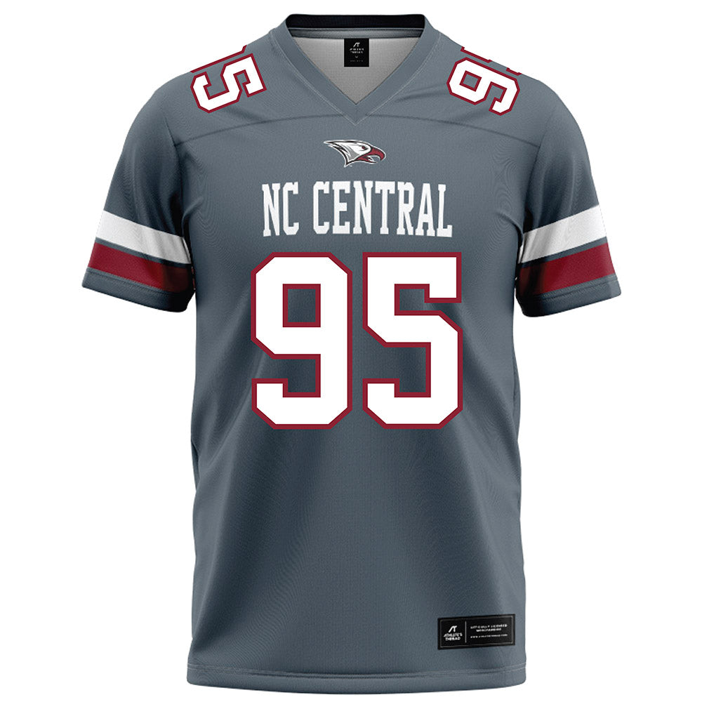 NCCU - NCAA Football : Elijah Clark - Grey Football Jersey-0