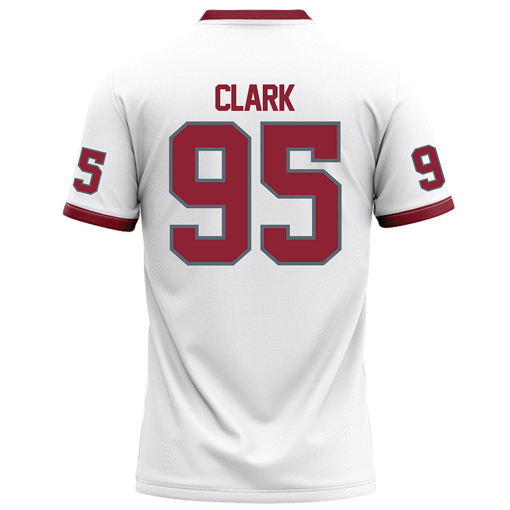 NCCU - NCAA Football : Elijah Clark - White Football Jersey-1