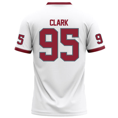 NCCU - NCAA Football : Elijah Clark - White Football Jersey-1