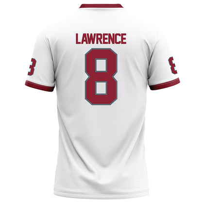 NCCU - NCAA Football : Plez Lawrence - White Football Jersey-1