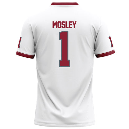 NCCU - NCAA Football : Chris Mosley - White Football Jersey-1