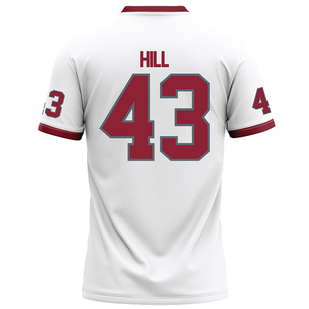 NCCU - NCAA Football : Emmanuel Hill - White Football Jersey-1