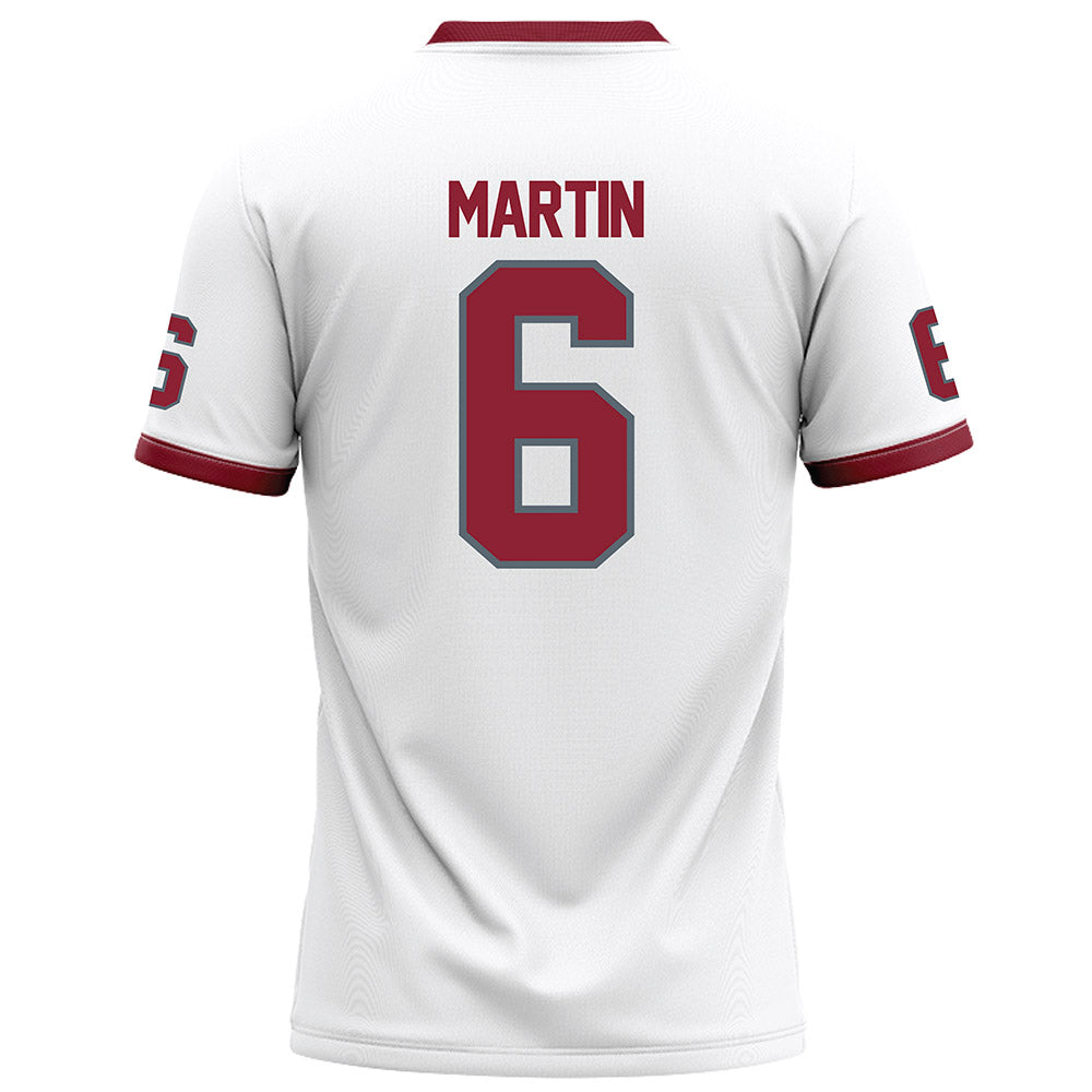 NCCU - NCAA Football : Jakarri Martin - White Football Jersey-1