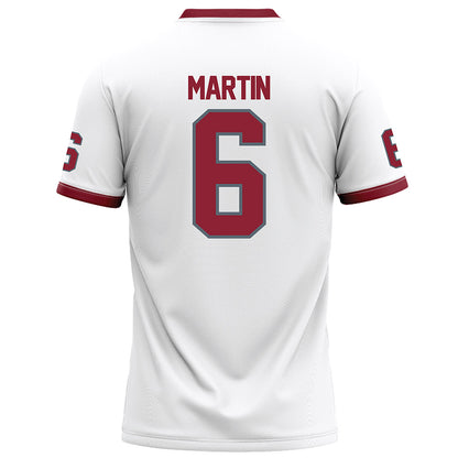 NCCU - NCAA Football : Jakarri Martin - White Football Jersey-1
