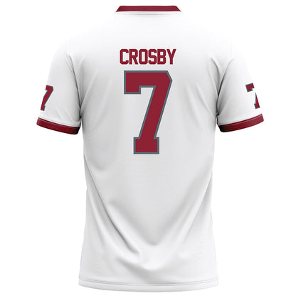 NCCU - NCAA Football : Chanston Crosby - White Football Jersey-1