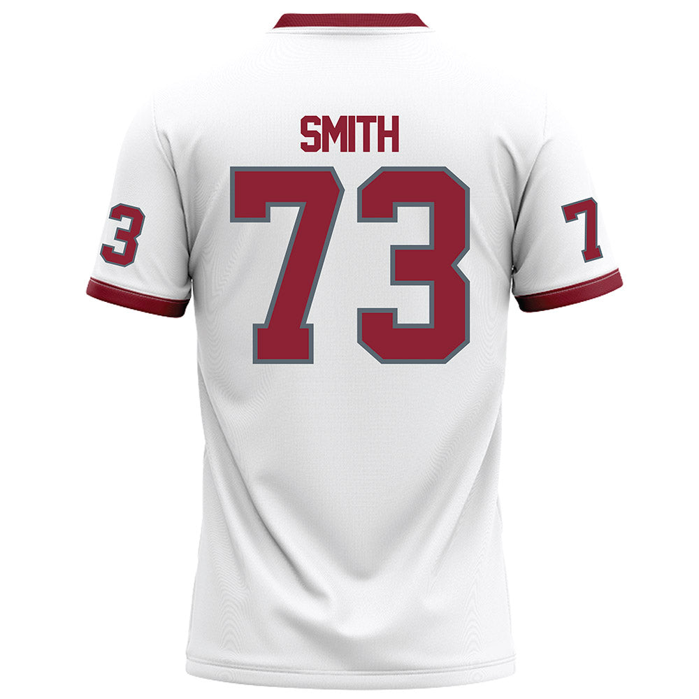 NCCU - NCAA Football : Marcus Smith - White Football Jersey-1