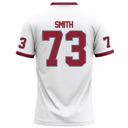 NCCU - NCAA Football : Marcus Smith - White Football Jersey-1