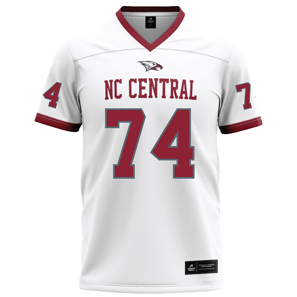 NCCU - NCAA Football : Kerwin Williams - White Football Jersey-0