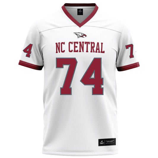 NCCU - NCAA Football : Kerwin Williams - White Football Jersey-0