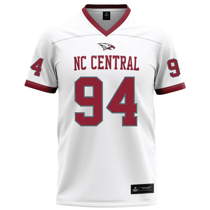NCCU - NCAA Football : Gary Dorsey - White Football Jersey-0