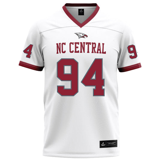 NCCU - NCAA Football : Gary Dorsey - White Football Jersey-0