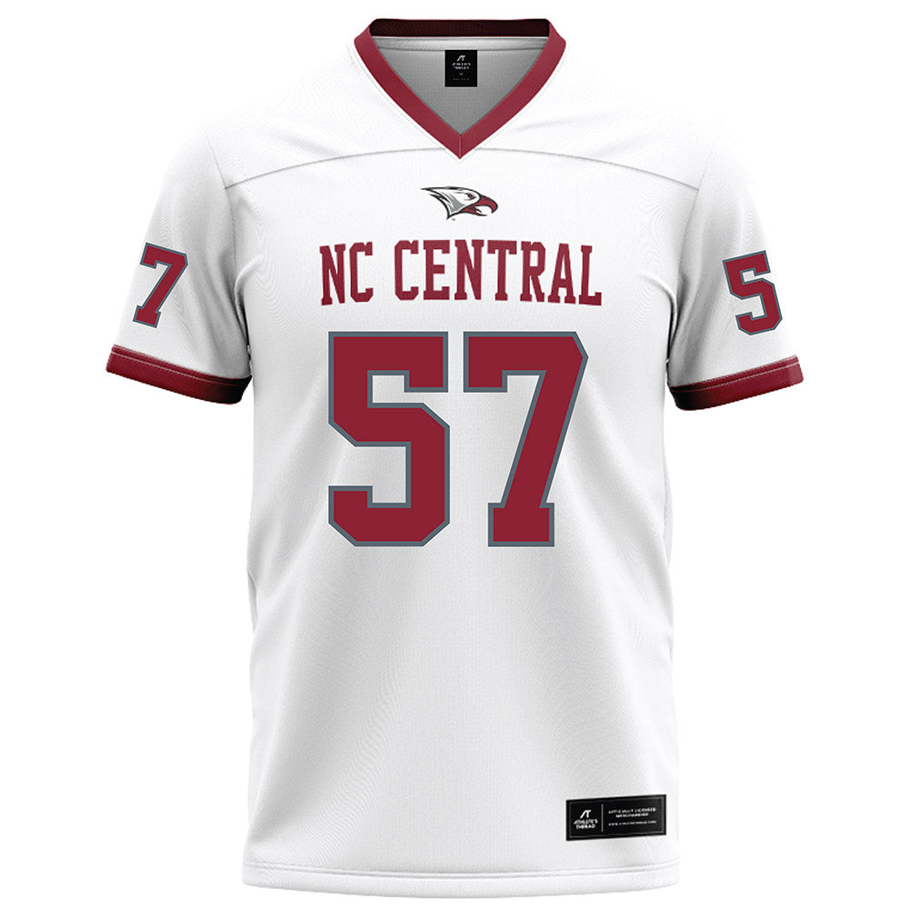 NCCU - NCAA Football : MJ Campbell - White Football Jersey-0