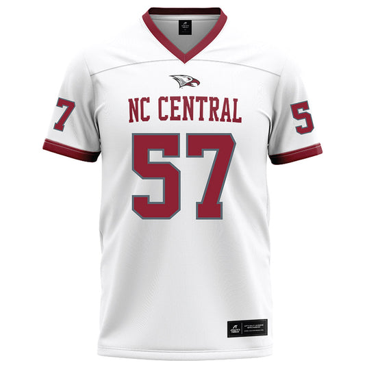 NCCU - NCAA Football : MJ Campbell - White Football Jersey-0