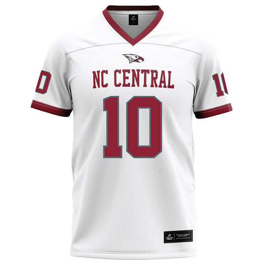 NCCU - NCAA Football : Joshua Jones - White Football Jersey-0