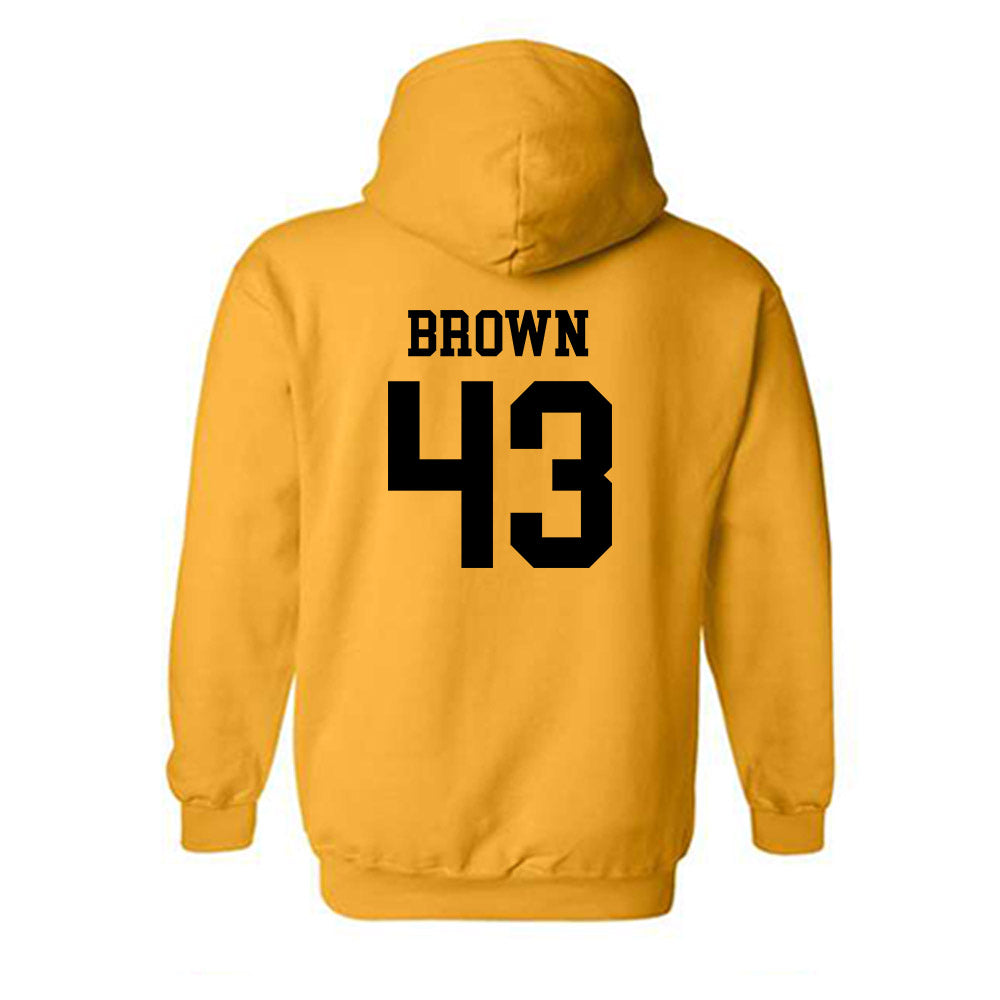 Iowa - NCAA Football : Kahmari Brown - Classic Shersey Hooded Sweatshirt-1