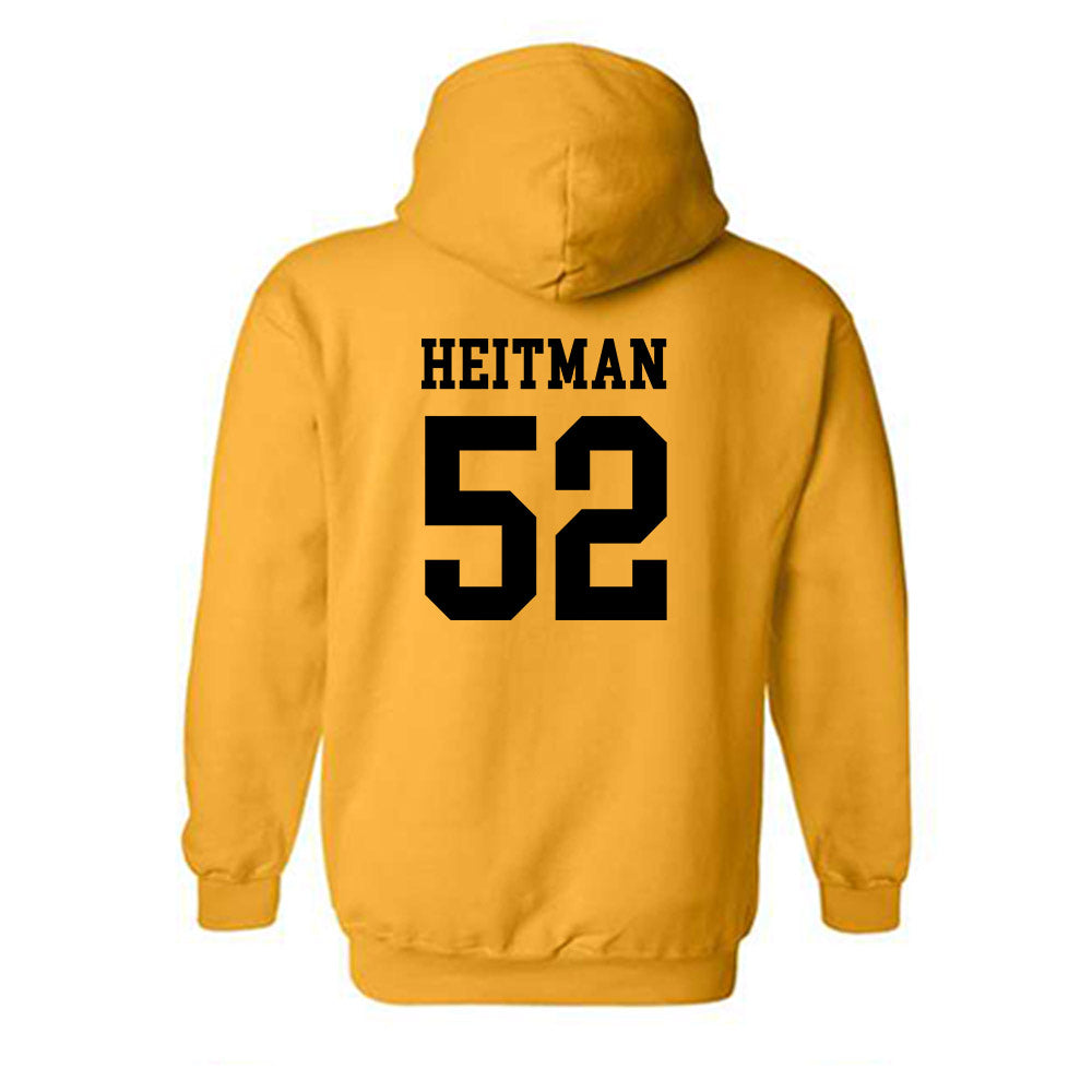 Iowa - NCAA Baseball : Nick Heitman - Classic Shersey Hooded Sweatshirt-1