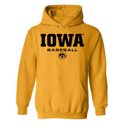 Iowa - NCAA Baseball : Caleb Wulf - Classic Shersey Hooded Sweatshirt-0