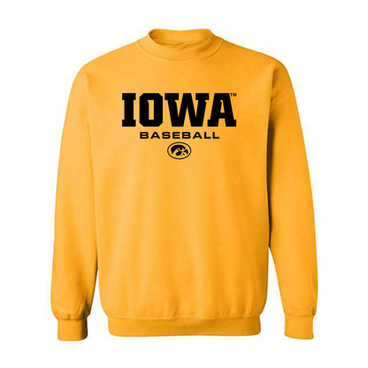 Iowa - NCAA Baseball : Caleb Wulf - Classic Shersey Crewneck Sweatshirt-0