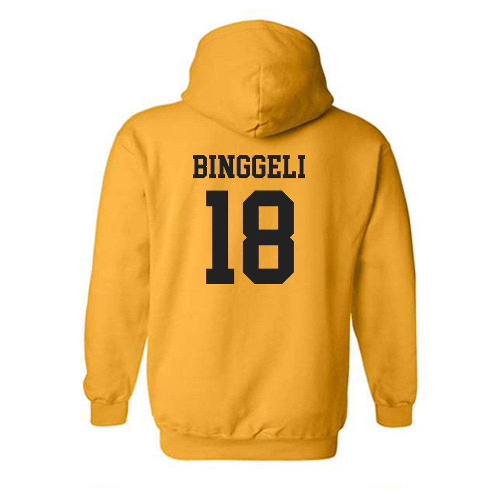 Iowa - NCAA Women's Soccer : Berkley Binggeli - Classic Shersey Hooded Sweatshirt-1