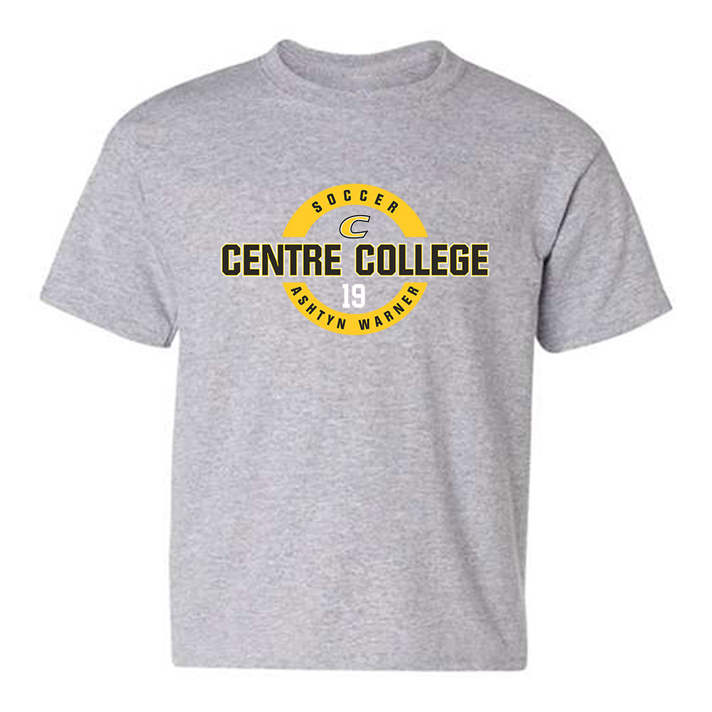 Centre College - NCAA Women's Soccer : Ashtyn Warner - Classic Fashion Shersey Youth T-Shirt-0