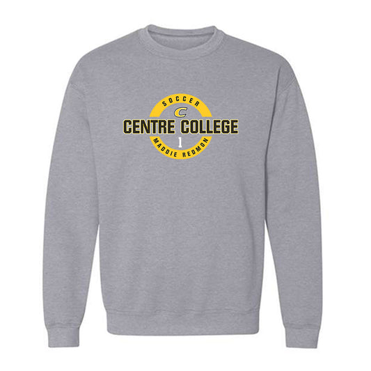 Centre College - NCAA Women's Soccer : Maddie Redmon - Classic Fashion Shersey Crewneck Sweatshirt-0