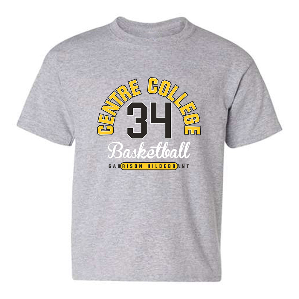 Centre College - NCAA Men's Basketball : Garrison Hildebrant - Classic Fashion Shersey Youth T-Shirt-0