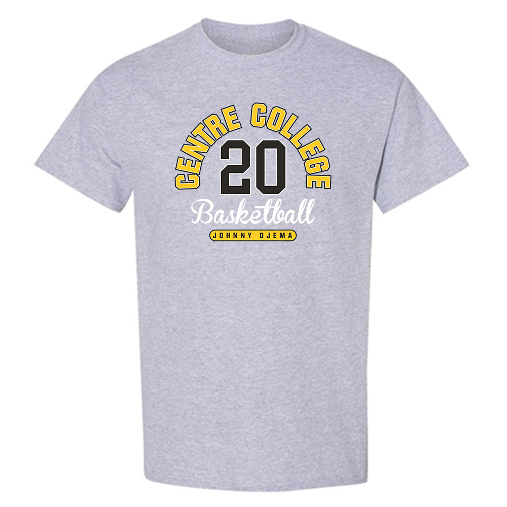 Centre College - NCAA Men's Basketball : Johnny Djema - Classic Fashion Shersey T-Shirt-0