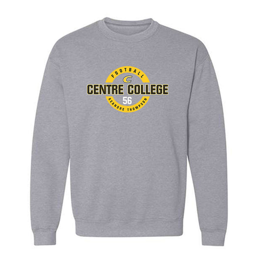 Centre College - NCAA Football : Keandre Thompson - Classic Fashion Shersey Crewneck Sweatshirt-0