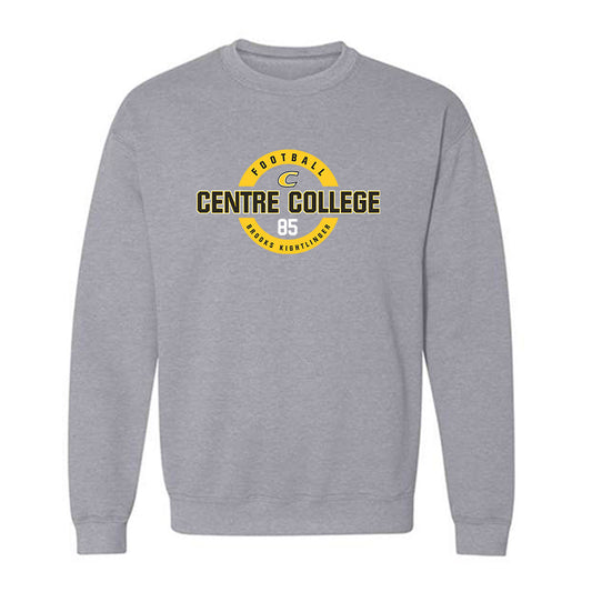 Centre College - NCAA Football : Brooks Kightlinger - Classic Fashion Shersey Crewneck Sweatshirt-0