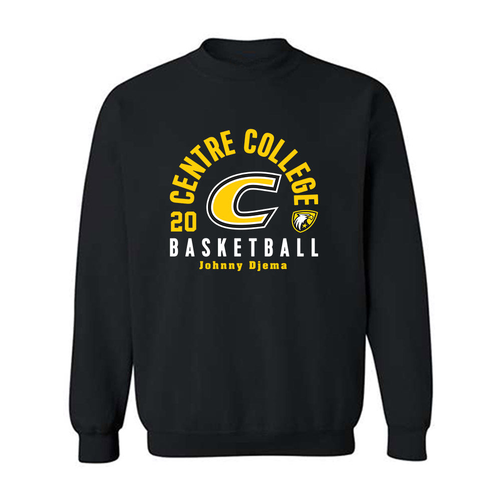 Centre College - NCAA Men's Basketball : Johnny Djema - Classic Fashion Shersey Crewneck Sweatshirt-0