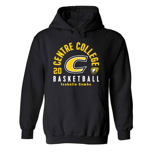 Centre College - NCAA Women's Basketball : Isabelle Combs - Classic Fashion Shersey Hooded Sweatshirt-0
