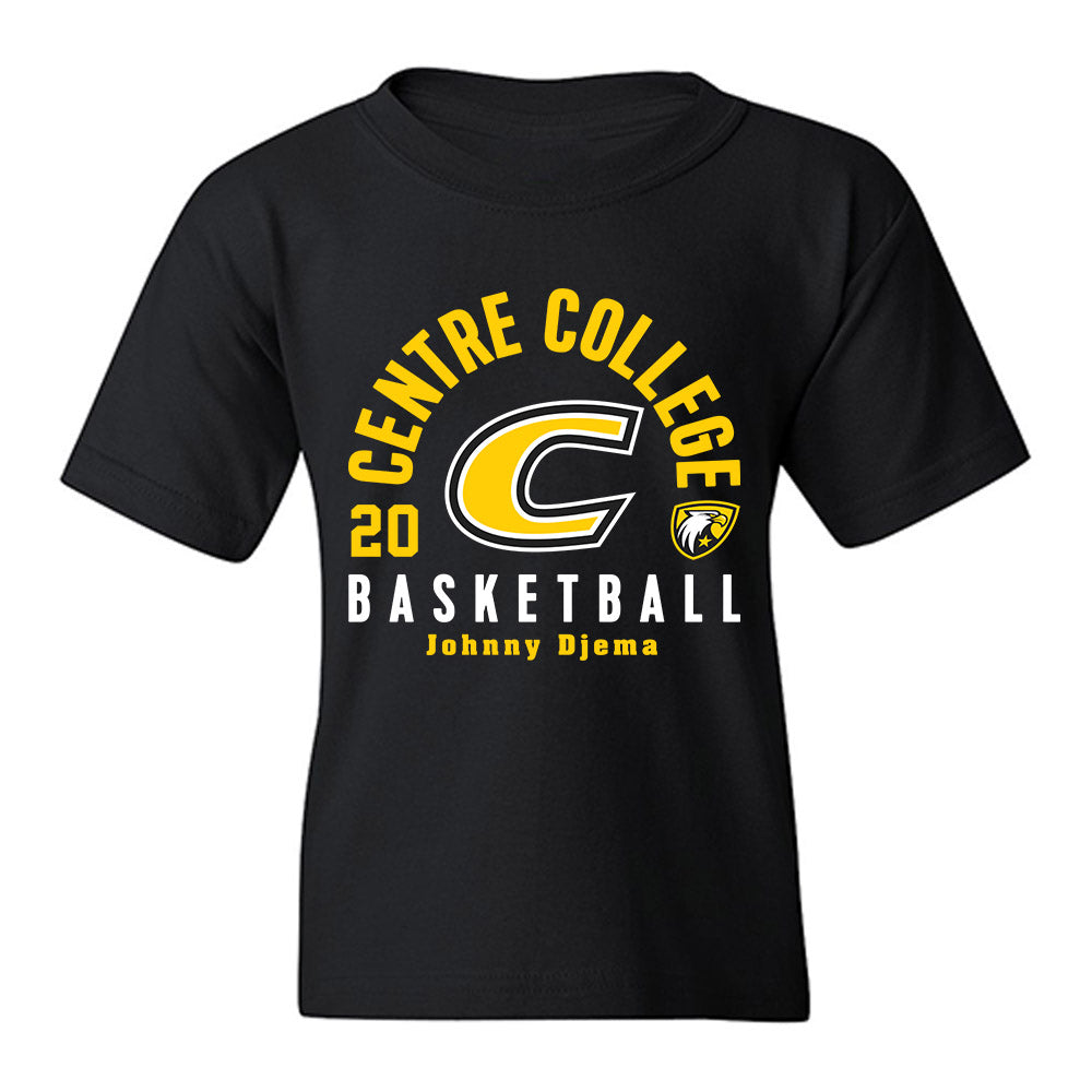 Centre College - NCAA Men's Basketball : Johnny Djema - Classic Fashion Shersey Youth T-Shirt-0