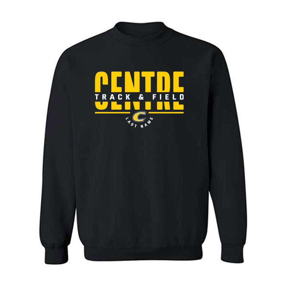 Centre College - NCAA Men's Track & Field : Tykeem Taul-Williams - Classic Fashion Shersey Crewneck Sweatshirt-0