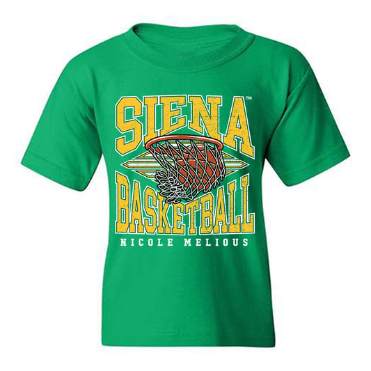 Siena - NCAA Women's Basketball : Nicole Melious - Classic Fashion Shersey Youth T-Shirt-0