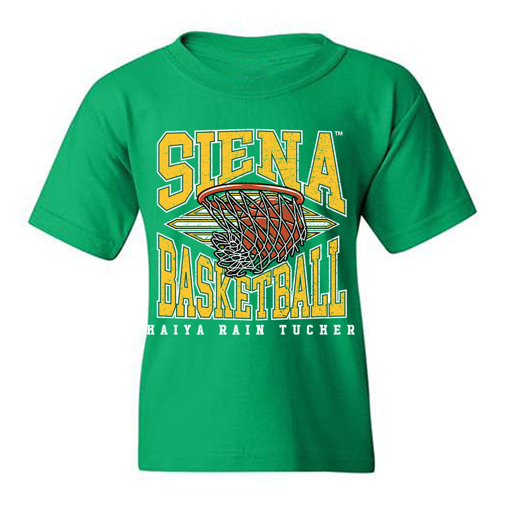 Siena - NCAA Women's Basketball : Kaiya Rain Tucker - Classic Fashion Shersey Youth T-Shirt-0