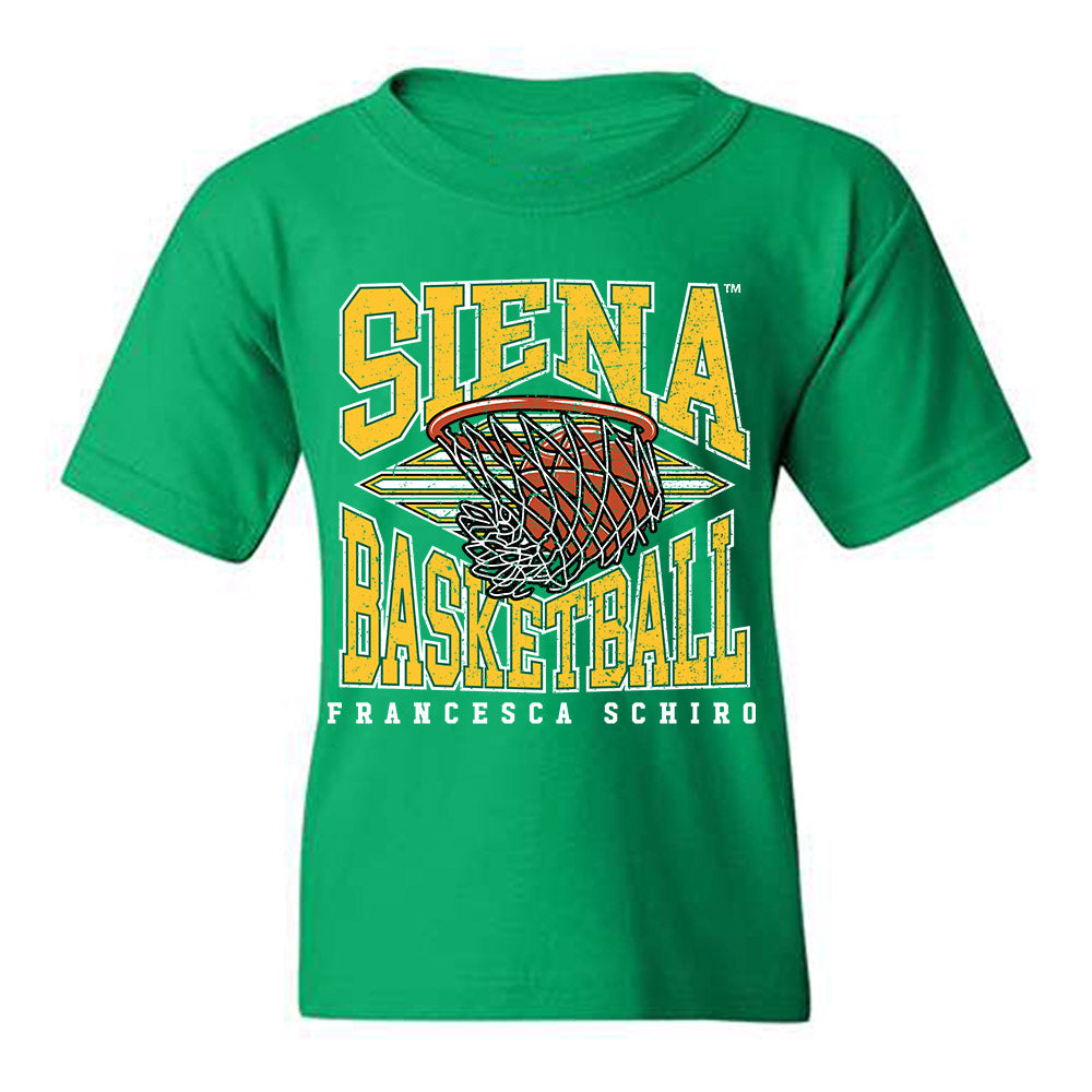Siena - NCAA Women's Basketball : Francesca Schiro - Classic Fashion Shersey Youth T-Shirt-0