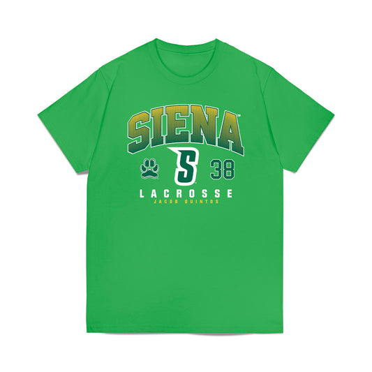 Siena - NCAA Men's Lacrosse : Jacob Quintos - Classic Fashion Shersey T-Shirt-0
