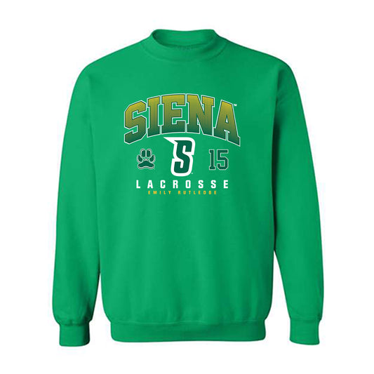 Siena - NCAA Women's Lacrosse : Emily Rutledge - Classic Fashion Shersey Crewneck Sweatshirt-0