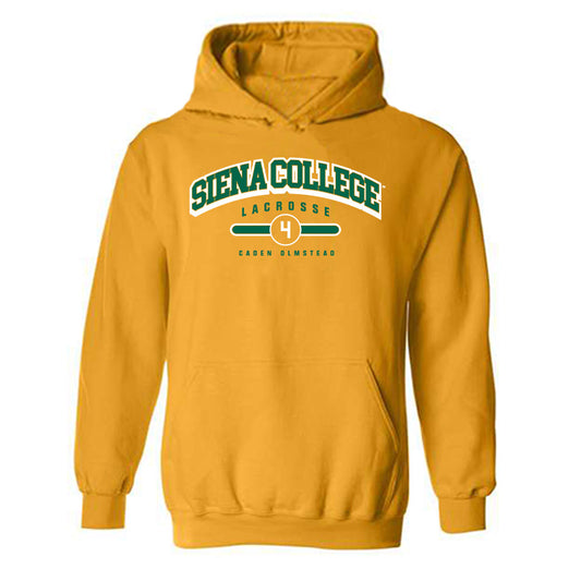 Siena - NCAA Men's Lacrosse : Caden Olmstead - Classic Fashion Shersey Hooded Sweatshirt