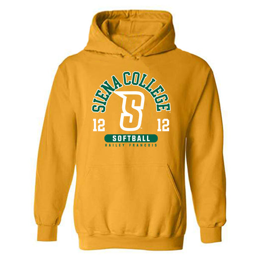 Siena - NCAA Softball : Hailey Francois - Classic Fashion Shersey Hooded Sweatshirt