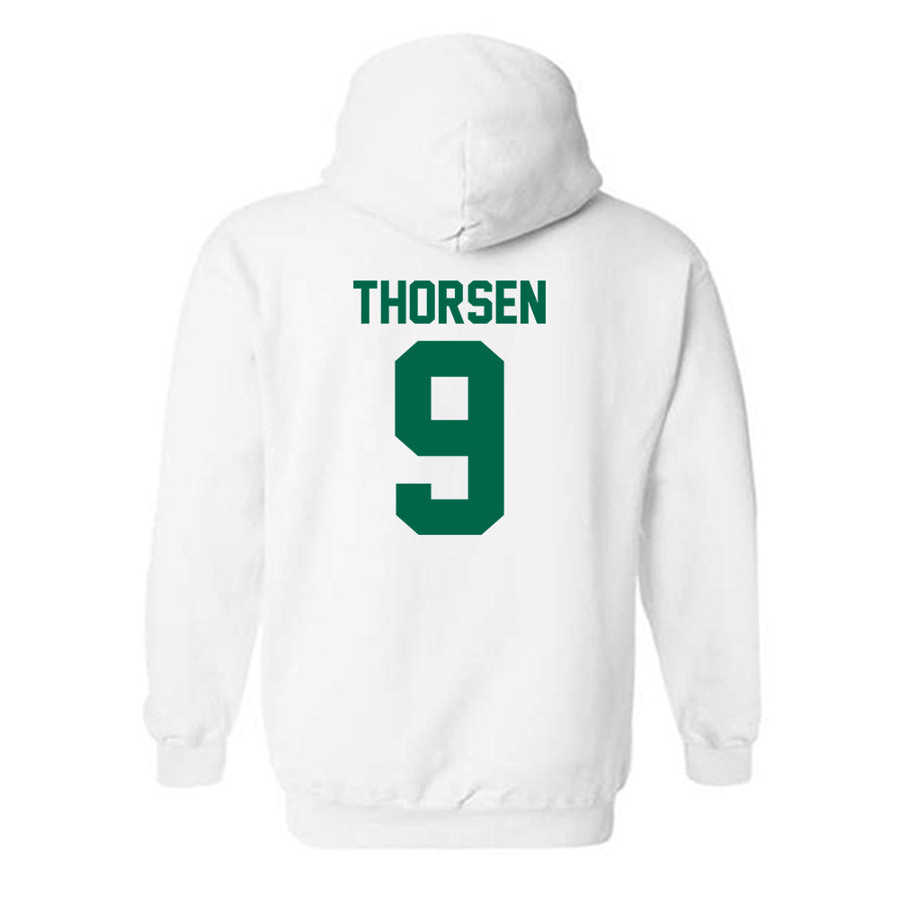 Siena - NCAA Baseball : Matt Thorsen - Classic Shersey Hooded Sweatshirt-1