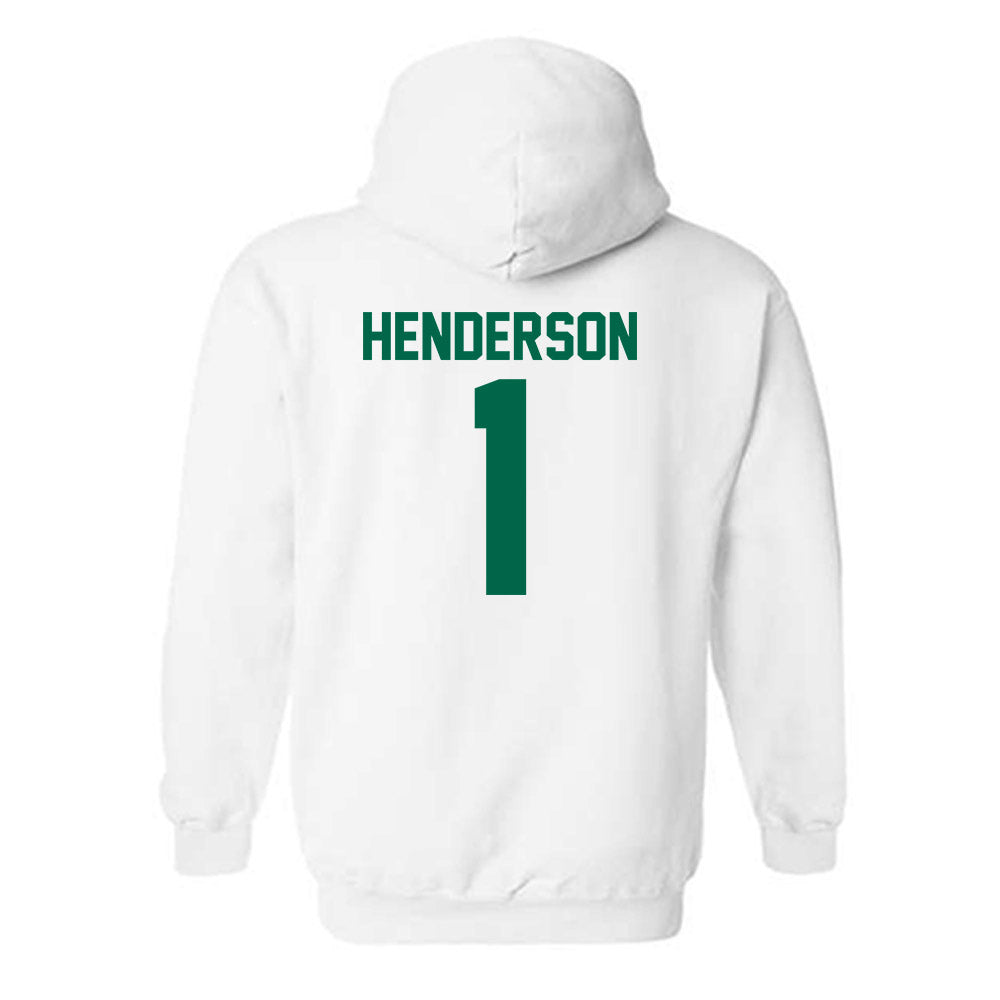 Siena - NCAA Men's Basketball : Isaiah Henderson - Classic Shersey Hooded Sweatshirt-1