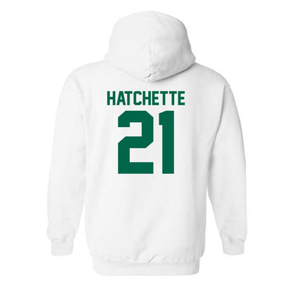 Siena - NCAA Women's Basketball : Myanna Hatchette - Classic Shersey Hooded Sweatshirt-1