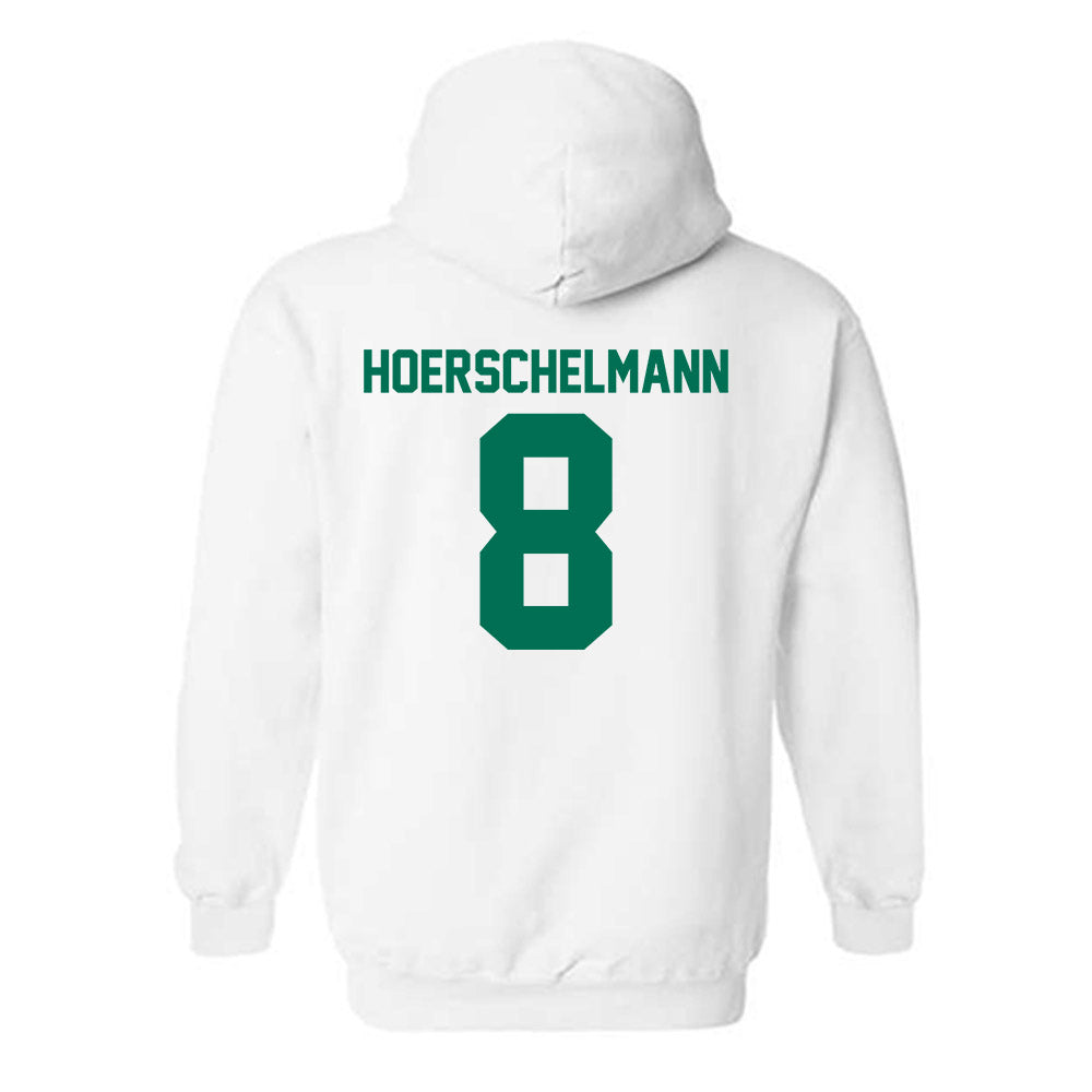 Siena - NCAA Men's Lacrosse : Hans Hoerschelmann - Classic Shersey Hooded Sweatshirt-1