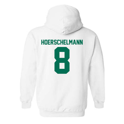 Siena - NCAA Men's Lacrosse : Hans Hoerschelmann - Classic Shersey Hooded Sweatshirt-1